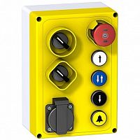 Кнопочный пост Harmony XALF, 5 кнопок, 2 переключателя | код. XALFP7005E | Schneider Electric